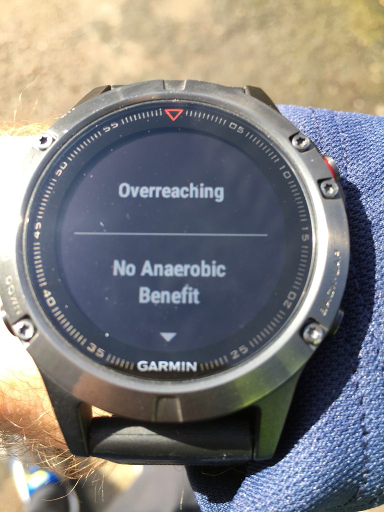 Watch that states the user is overreaching.